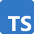 Logo of TypeScript